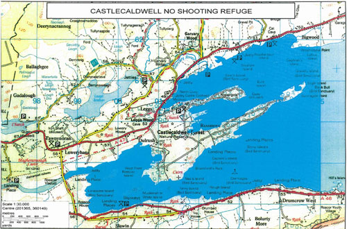 castle caldwell refuge map