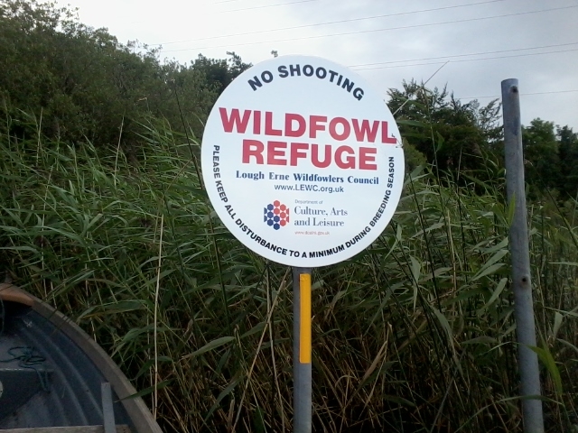 Wildfowl Refuge sign